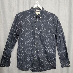 L.O.G.G Men's Long Sleeve Casual Button Down Floral Print Size XL